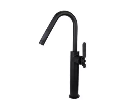 Смеситель для раковины Bronze de Luxe 1760'S LOFT высокий матовый черный (3352SB)