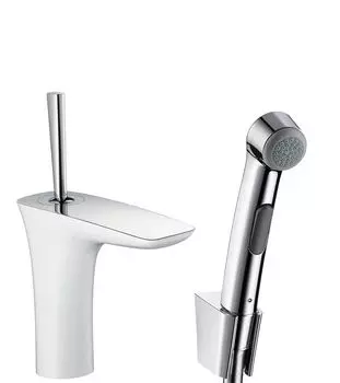 Смеситель для раковины с гигиеническим душем Hansgrohe PuraVida 15275400