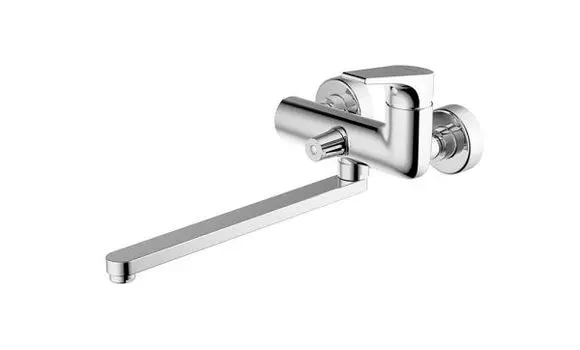 Смеситель для ванны c длинным изливом Bravat Vega (F6119177CP-01L)