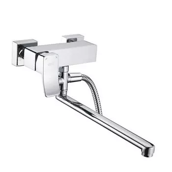 Смеситель для ванны и душа WasserKRAFT Aller 1062L с длинным изливом 9060807