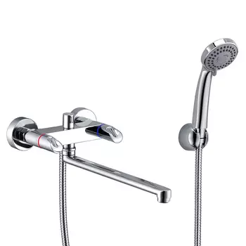 Смеситель для ванны и душа WasserKRAFT Lossa 1202L с длинным изливом 9061226