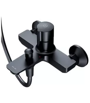 Смеситель для ванны с душем AM.PM X-Joy TouchReel F85A10522 нажимной черный