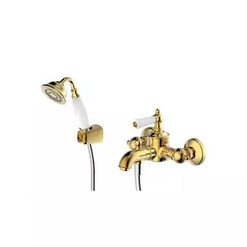 Смеситель для ванны с коротким изливом с аксессуарами Bravat Art (F675109U-B1-RUS)