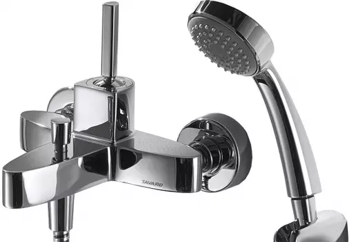 Смеситель для ванны с коротким изливом с аксессуарами Bravat Spring (F679113C-B)