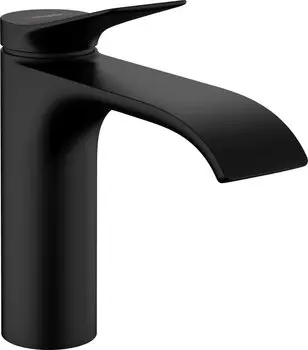 Смеситель Hansgrohe Vivenis для раковиня 75022670, 110 без слива, матовый черный