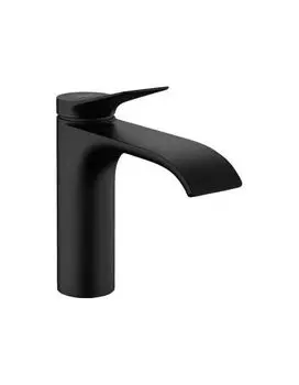 Смеситель Hansgrohe Vivenis для раковиня 75024670, CoolStart, 110 без слива, матовый черный