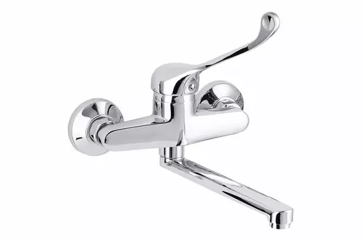 Смеситель локтевой ПСМ-ПРОФСАН PSM-508-055 МЕДИК настенный тип См-УмЛРНА, См-МЛРНА