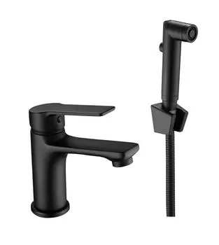 Смеситель с гигиеническим душем ESKO SINGAPORE black (SB 27H)