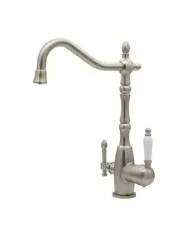 Смеситель с подключением фильтра (2в1) MILACIO Castellon Ceramic, сатин (MC.515.SN)