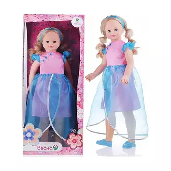 Снежана праздничная 1 кукла пластмассовая озвученная 83 см