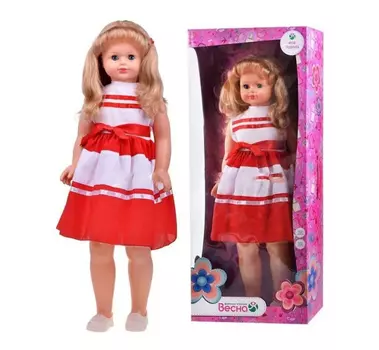 Снежана Весна 3 кукла пластмассовая озвученная 83 см