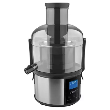 Соковыжималка центробежная Scarlett SC-JE50S31 черный/серебристый