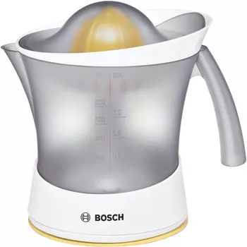 Соковыжималка цитрусовая Bosch MCP3000N белый/желтый