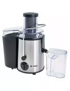 Соковыжималка Delta DL-0232 черный/нержавеющая сталь