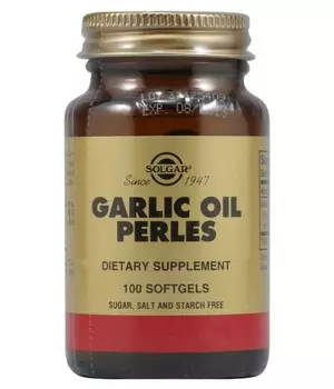 СОЛГАР Чесночное Масло Перлес капс. №100 (БАД)