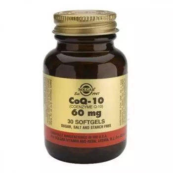 Солгар Коэнзим Q-10 60 капсул (Solgar, Специальные добавки)