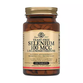 СОЛГАР Селен 6 таб. 100 мкг №100 (БАД)