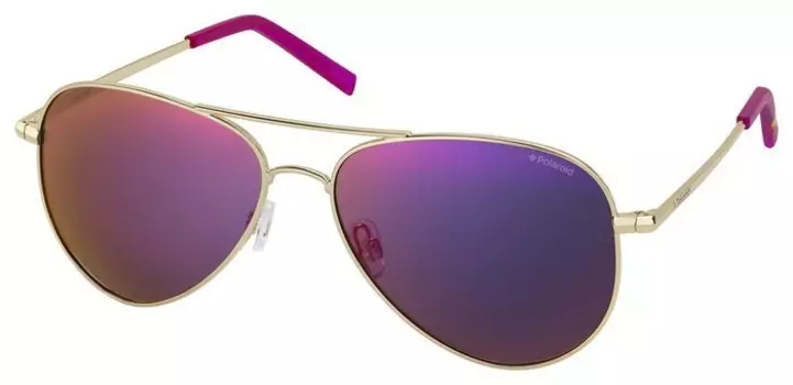 Солнцезащитные очки унисекс Polaroid 6012/N GOLD/PINK (230442J5G56AI)