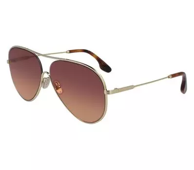 Солнцезащитные очки VICTORIA BECKHAM VB133S GOLD/WINE ORANGE (2422596112711)