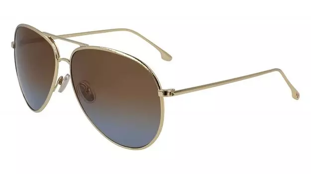 Солнцезащитные очки VICTORIA BECKHAM VB203S GOLD/BRICK-BLUE (2423076213721)