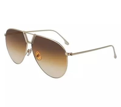 Солнцезащитные очки VICTORIA BECKHAM VB208S GOLD/BROWN (2432416410702)