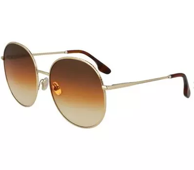 Солнцезащитные очки VICTORIA BECKHAM VB224S GOLD-BROWN ORANGE (2479435917708)