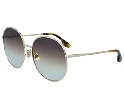 Солнцезащитные очки VICTORIA BECKHAM VB224S GOLD-GREY BROWN AQUA (2479435917730)
