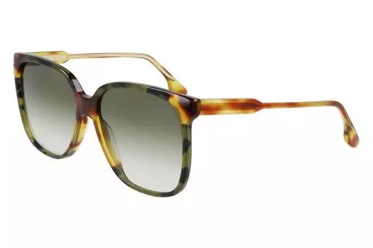 Солнцезащитные очки VICTORIA BECKHAM VB610SCB BLONDE HAVANA/GREEN HA (2449335916225)