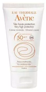 Солнцезащитный крем Avene с минерал.экраном SPF 50+, 50 мл