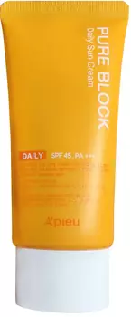 Солнцезащитный крем для лица A'PIEU Pure Block Daily Sun Cream SPF45