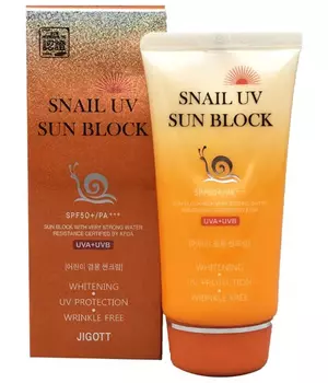 Солнцезащитный крем с улиточным муцином Snail Uv Sun Block Cream v