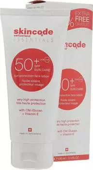 Солнцезащитный лосьон для лица SPF 50 SkinCODE 100 мл