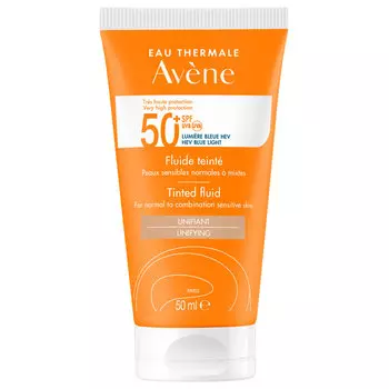 Солнцезащитный тонирующий флюид Avene SPF 50+, 50 мл