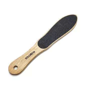 Solomeya Профессиональная деревянная пилка для педикюра Professional Wooden Foot File Foot shape, 76 г