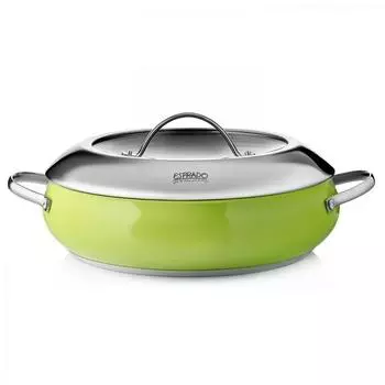 Сотейник Esprado Ritade 28см, 4,5л, зеленый, нерж. сталь