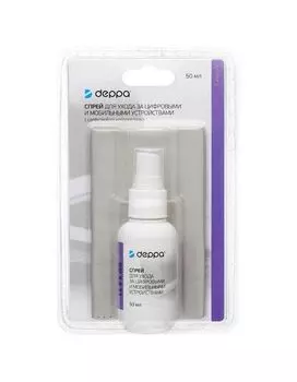 Спрей для ухода за цифровыми и мобильными устройствами Deppa 50 мл 48002