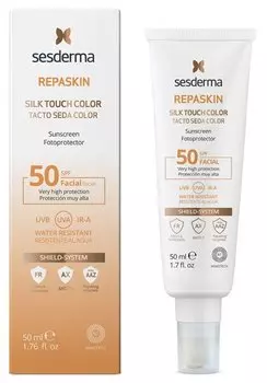 Средство солнцезащитное с нежностью шелка для лица Sesderma Repaskin SPF 50, 50 мл