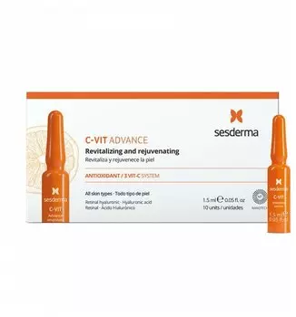 Средство в ампулах SESDERMA C-VIT Ampoules с витамином С, 10 шт по 1,5 мл