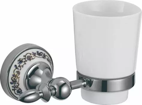 Стакан керамический с настенным держателем Savol 68а (S-06858A)