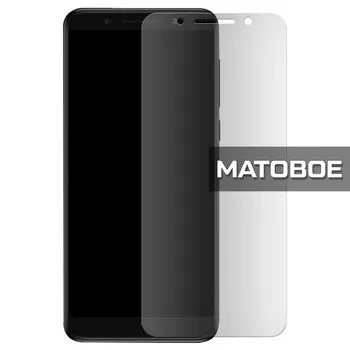 Стекло защитное гибридное МАТОВОЕ Krutoff для Alcatel 3X (2018) / 5058I