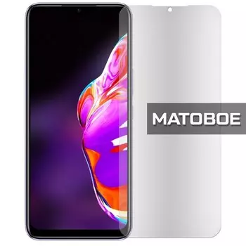 Стекло защитное гибридное МАТОВОЕ Krutoff для INFINIX Hot 10S