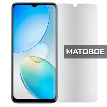 Стекло защитное гибридное МАТОВОЕ Krutoff для INFINIX Hot 12 Pro