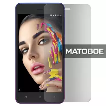 Стекло защитное гибридное МАТОВОЕ Krutoff для INOI 2 Lite 2021