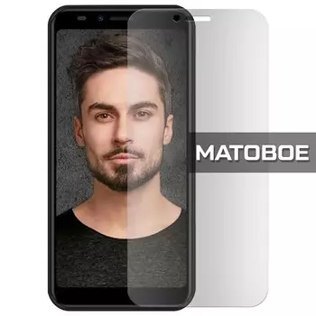 Стекло защитное гибридное МАТОВОЕ Krutoff для INOI 5i Pro