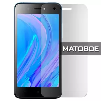 Стекло защитное гибридное МАТОВОЕ Krutoff для ITEL A25