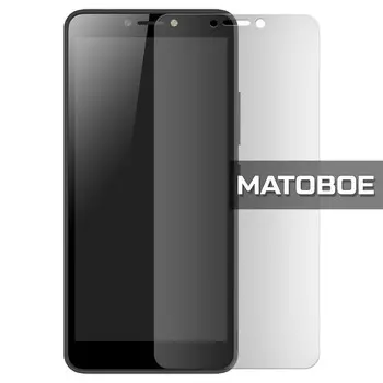 Стекло защитное гибридное МАТОВОЕ Krutoff для ITEL P13