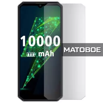 Стекло защитное гибридное МАТОВОЕ Krutoff для Oukitel K15 Plus