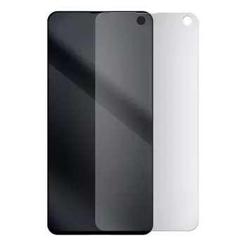 Стекло защитное гибридное МАТОВОЕ Krutoff для Samsung Galaxy S10e