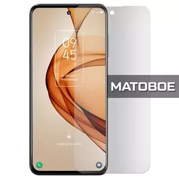 Стекло защитное гибридное МАТОВОЕ Krutoff для TCL 20L Plus
