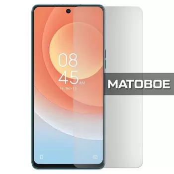 Стекло защитное гибридное МАТОВОЕ Krutoff для Tecno Camon 19 Pro